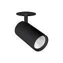 LED Halbeinbau-Richtstrahler TRAXX MAXI, 230V AC, 50 Hz, rund, CRI > 90, 30W, 30°, 3000K, 3805lm, schwarz