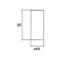Brumberg LED Anbaustrahler TRAXX MICRO 230V AC, IP20, 50 Hz, rund, CRI > 90, 6,8W, 30°, 3000K, 901lm, weiß