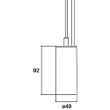 Brumberg LED Pendelleuchte TRAXX MICRO, IP20, 7W, 30°, 3500K, 912lm, weiß