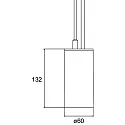 Brumberg LED Pendelleuchte TRAXX MIDI, IP20, 20W, 20°, 3500K, 2427lm, schwarz