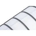 CMD Creative Metalldesign Outdoor LED Wandleuchte mit Bewegungsmelder, IP44, 12W 3000K 1200lm, Edelstahl / Opalglas, mit Raster