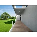 CMD Creative Metalldesign Outdoor Stehleuchte AQUA PAULO, IP44, 80cm, 2G11 (inkl. 18W 3000K 1800lm), Edelstahl / Makrolon, gebürstet