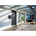 CMD Creative Metalldesign Outdoor Briefkasten ohne Fenster, eckig, gewölbt, Höhe 40cm, Stahlblech anthrazit