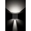 CMD Creative Metalldesign Outdoor LED wall luminaire, 2-side beam, adjustable beam angle, 12W 3000K