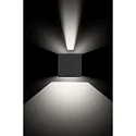 CMD Creative Metalldesign Outdoor LED wall luminaire, 2-side beam, adjustable beam angle, 12W 3000K