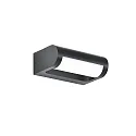 Outdoor LED Wandleuchte, IP65, 12W 3000K 696lm, Zylinder-Kopf 355° drehbar, Aluminium anthrazit / PC-Diffusor
