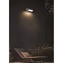 CMD Creative Metalldesign Outdoor LED Wandleuchte, IP65, 12W 3000K 696lm, Zylinder-Kopf 355° drehbar, Aluminium anthrazit / PC-Diffusor