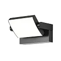 Outdoor LED Wandleuchte, IP54, 20W 3000-6000K (CCT Switch) 1498lm, Kopf 355° drehbar, Alu anthrazit / PC-Diffusor