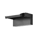 Outdoor LED Wandleuchte, IP54, 20W 3000-6000K (CCT Switch) 1498lm, Kopf 355° drehbar, Alu anthrazit / PC-Diffusor