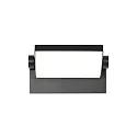 Outdoor LED Wandleuchte, IP54, 20W 3000-6000K (CCT Switch) 1498lm, Kopf 355° drehbar, Alu anthrazit / PC-Diffusor