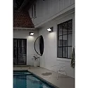 Outdoor LED Wandleuchte, IP54, 20W 3000-6000K (CCT Switch) 1498lm, Kopf 355° drehbar, Alu anthrazit / PC-Diffusor