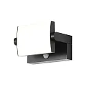 CMD Creative Metalldesign Outdoor LED Wandleuchte, IP54, mit Sensor, 20W 3000-6000K (CCT Switch), Kopf 355° neigbar, Aluminium / PC-Diffusor, anthrazit