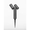 CMD Creative Metalldesign Außenstrahler, IP65, zylindrisch, 2x GU10 max. 35W, separat neigbar, anthrazit, inkl. Erdspieß + 2m Steckerkabel