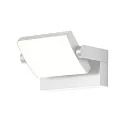 Outdoor LED Wandleuchte, IP54, 20W 3000-6000K (CCT Switch) 1498lm, Kopf 355° drehbar, Alu anthrazit / PC-Diffusor, weiß