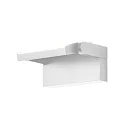 CMD Creative Metalldesign Outdoor LED Wandleuchte, IP54, 20W 3000-6000K (CCT Switch) 1498lm, Kopf 355° drehbar, Alu anthrazit / PC-Diffusor, weiß