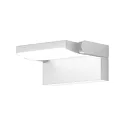 CMD Creative Metalldesign Outdoor LED Wandleuchte, IP54, 20W 3000-6000K (CCT Switch) 1498lm, Kopf 355° drehbar, Alu anthrazit / PC-Diffusor, weiß