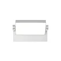 CMD Creative Metalldesign Outdoor LED Wandleuchte, IP54, 20W 3000-6000K (CCT Switch) 1498lm, Kopf 355° drehbar, Alu anthrazit / PC-Diffusor, weiß