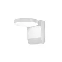 Outdoor LED Wandleuchte, IP54, 20W 3000-6000K (CCT Switch) 1434lm, Kopf 355° schwenkbar, Aluminium / PC-Diffusor, weiß