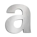 Hausnummer „ a “, Höhe 25cm, Edelstahl, gebürstet