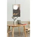 Casablanca Pendelleuchte ACAI, Ø16cm, 1-flammig, E27, IP20, opalweiß matt, Pendel weiß matt