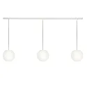 pendant luminaire ACAI 21 3 flames E27 IP20, mat, opal white dimmable