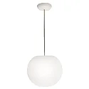 Pendelleuchte ACAI, Ø26cm, 1-flammig, E27, IP20, opalweiß matt, Pendel weiß matt