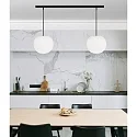 Casablanca pendant luminaire ACAI 26 2 flames E27 IP20, mat, opal white dimmable
