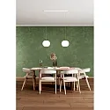 pendant luminaire ACAI 26 2 flames E27 IP20, mat, opal white dimmable