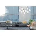 Casablanca Pendant luminaire BAGAN, E27, IP20, opal white matt