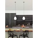 Casablanca Pendant luminaire BAGAN, E27, IP20, opal white matt