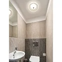 Casablanca ceiling luminaire BLOO IP20, crystal clear, mat, opal white dimmable