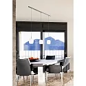 Casablanca Pendelleuchte MUREA, IP20, 3-flammig, 100cm, 3x E27, opal weiß-matt