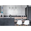 Casablanca pendant luminaire TUBUS 24 3 flames GU10 IP20, brushed aluminium dimmable
