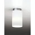 Casablanca Deckenleuchte TUBE XL, IP20, 1-flammig, Ø 10cm, E27, opal weiß-matt / Alu gebürstet