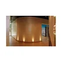 Outdoor LED NV-Boden-Einbaustrahler CANUM, IP67 IK10, Ø 11.6cm, 24V DC, 5.8W 3000K 370lm 45°, WEIPU 2-Pol, dimmbar, Edelstahl