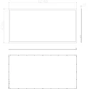 Deko-Light LED Panel STANDARD FLEX, IP40 IK03, 62 x 124cm, 1500mA (exkl. BG), 51.5W 3000/4000/6000K 6000lm 120°, CRi >90, UGR 22