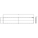 Deko-Light LED Einlege-Panel STANDARD SANO, IP40, 149.5 x 29.5cm, 1050mA (exkl. BG), 33W 4000K 4900lm 120°, CRi >90, UGR 22, weiß