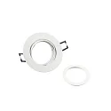 Deko-Light ceiling recessed luminaire SAMSOLA round, swivelling GU10 / GU5.3, white matt dimmable