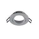Deckeneinbaustrahler SAMSOLA, rund, für GU10 / GU5.3 Fassung (exkl.), 30° schwenkbar, Klick-Verschluss, aluminium matt