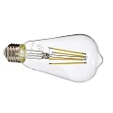 LED Filament Edison-Birnenform MASTER VALUE ST64, E27, 5.9W 2700K 806lm, klar