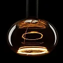 Segula LED Deko-Leuchtmittel SHINE, IP20, Ø 20cm / H 19cm, E27, 5W 1900K 210lm 330°, dimmbar, rauchfarben