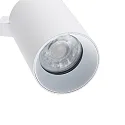 reading lamp CAN TILT ROUND round, with switch, cardanic swivelling GU10 IP20, white 