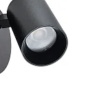 Deko-Light Leseleuchte CAN TILT ROUND, IP20, GU10,  runde Basis mit Schalter, kardanisch, schwarz