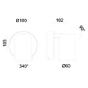 Deko-Light Leseleuchte CAN TILT ROUND, IP20, GU10,  runde Basis mit Schalter, kardanisch, schwarz