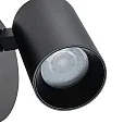 reading lamp CAN TILT ROUND USB round, with switch, with USB charging function, cardanic swivelling GU10 IP20, black 