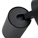 reading lamp CAN TILT ROUND USB round, with switch, with USB charging function, cardanic swivelling GU10 IP20, black 