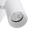 reading lamp CAN TILT SQUARE square, with switch, cardanic swivelling GU10 IP20, white 