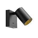 Deko-Light Leseleuchte CAN TILT SQUARE, IP20, GU10, eckige Basis mit Schalter, verstellbarer Kopf, schwarz