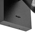 Deko-Light Leseleuchte CAN TILT SQUARE, IP20, GU10, eckige Basis mit Schalter, verstellbarer Kopf, schwarz