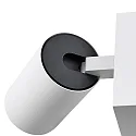 Leseleuchte CAN TILT SQUARE USB, IP20,eckig, GU10, eckige Basis mit Schalter / USB A+C Port, verstellbarer Kopf, weiß